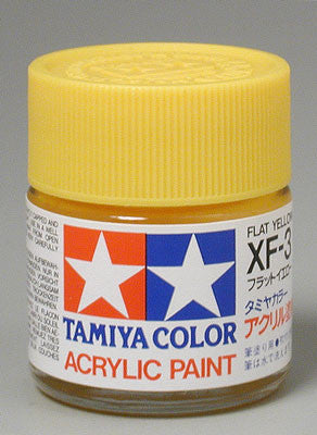 Tamiya Acrylic XF3 Flat Yellow 23 ml Bottle
