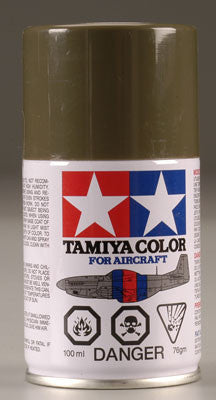 Tamiya AS Olive Drab (USAAF) Aircraft Lacquer Spray