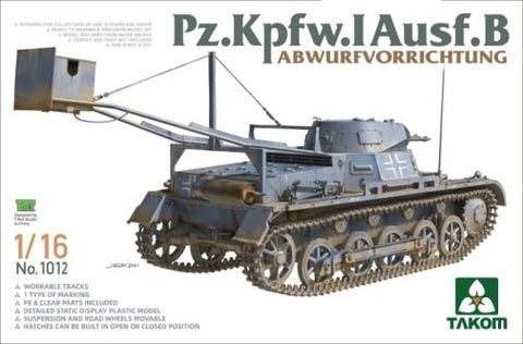 Takom 1/16 PzKpfw I Ausf B w/Bomb Release Device Kit