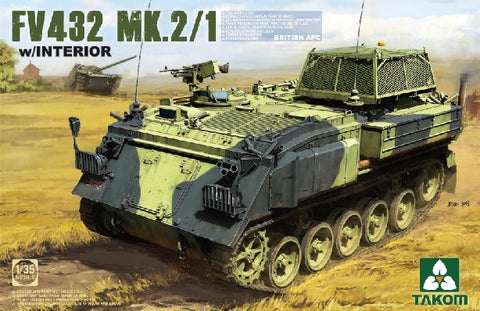Takom Military 1/35 British FV432 Mk 2/1 Armored Personnel Carrier w/Interior Kit