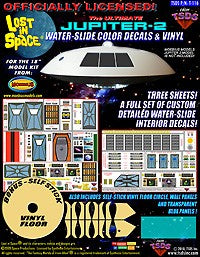 TSDS Decals 1/35 LiS Jupiter 2 Spaceship Decal & Vinyl Set for MOE 18" Model