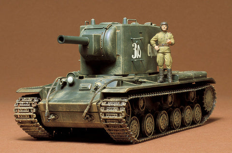 Tamiya Military 1/35 Russian KVII Gigant Heavy Tank Kit