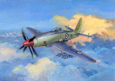 Trumpeter Aircraft 1/48 Wyvern S4 Early Version British Fighter Kit