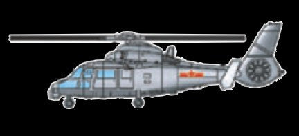 Trumpeter Aircraft 1/350 Chinese Z9 Harbin Helicopter Set for Carriers (6/Bx) Kit
