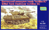 Unimodel Military 1/72 Achilles IIC British Tank Destroyer Kit