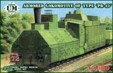 Unimodel Military 1/72 PR43 Armored Locomotive Kit