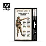Vallejo Acrylic 17ml Bottle WII German Waffen SS Wargames Paint Set (6 Colors)
