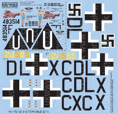 Warbird Decals 1/72 B17G Sentimental Journey Commemorative AF Arizona, B17F Wulfe Hound 360BS/303BG Hells Angels