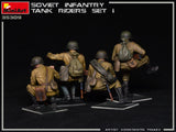 MiniArt Military 1/35 WWII Soviet Infantry Tank Riders Set 1 (4) Kit