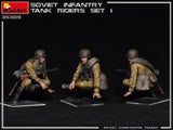 MiniArt Military 1/35 WWII Soviet Infantry Tank Riders Set 1 (4) Kit