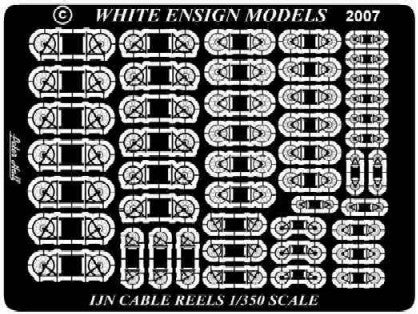 White Ensign Details 1/350 IJN Cable Reels Detail Set