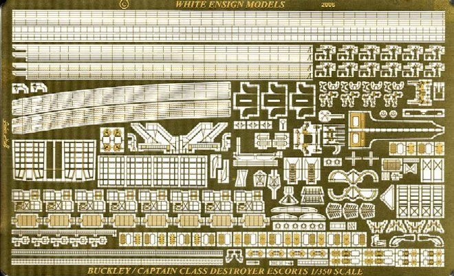 White Ensign Details 1/350 Buckley Class Destroyer Escort/Captain Class Frigate Detail Set