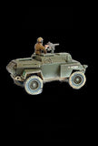 Warlord Games 28mm Bolt Action: WWII Humber Scout Car w/Brigadier J.O.E. Vandeleur (Resin w/Metal Parts) Kit