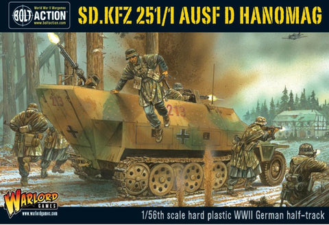 Warlord Games 28mm Bolt Action: WWII SdKfz 251/1 Ausf D Hanomag German Halftrack Kit