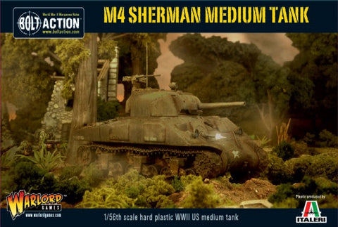Warlord Games 28mm Bolt Action: WWII M4 Sherman US Medium Tank Kit