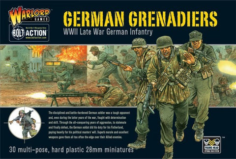 Warlord Games 28mm Bolt Action: WWII Late War German Grenadiers (30) Kit