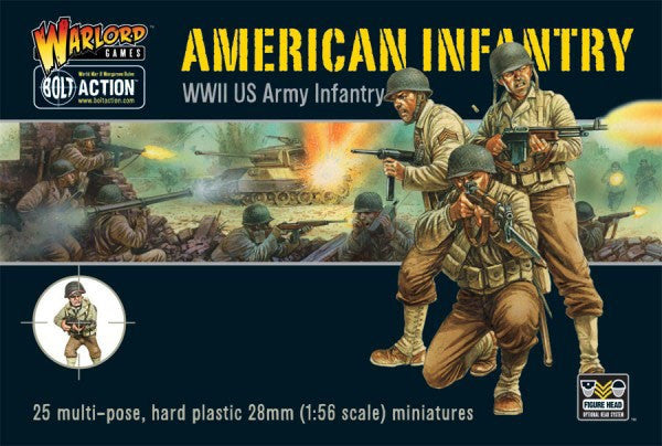 Warlord Games 28mm Bolt Action: WWII US Army Infantry (25) Kit