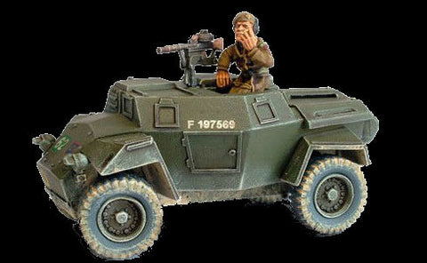 Warlord Games 28mm Bolt Action: WWII Humber Scout Car w/Brigadier J.O.E. Vandeleur (Resin w/Metal Parts) Kit