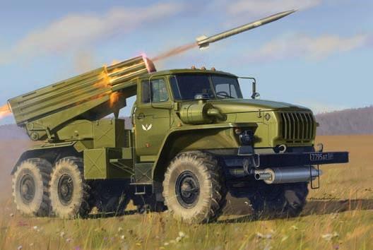 Zvezda Military 1/35 Russian BM21Grad Rocket Launcher System Kit