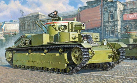 Zvezda Military 1/35 Soviet T28 Medium Tank Kit